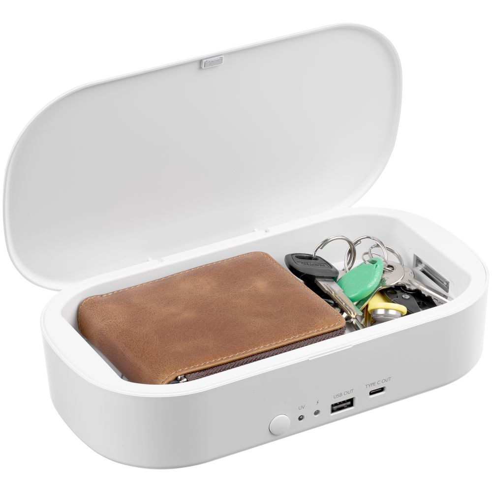 Стерилизатор c беспроводной зарядкой Handy Guard, белый / Миниатюра WWW (1000)