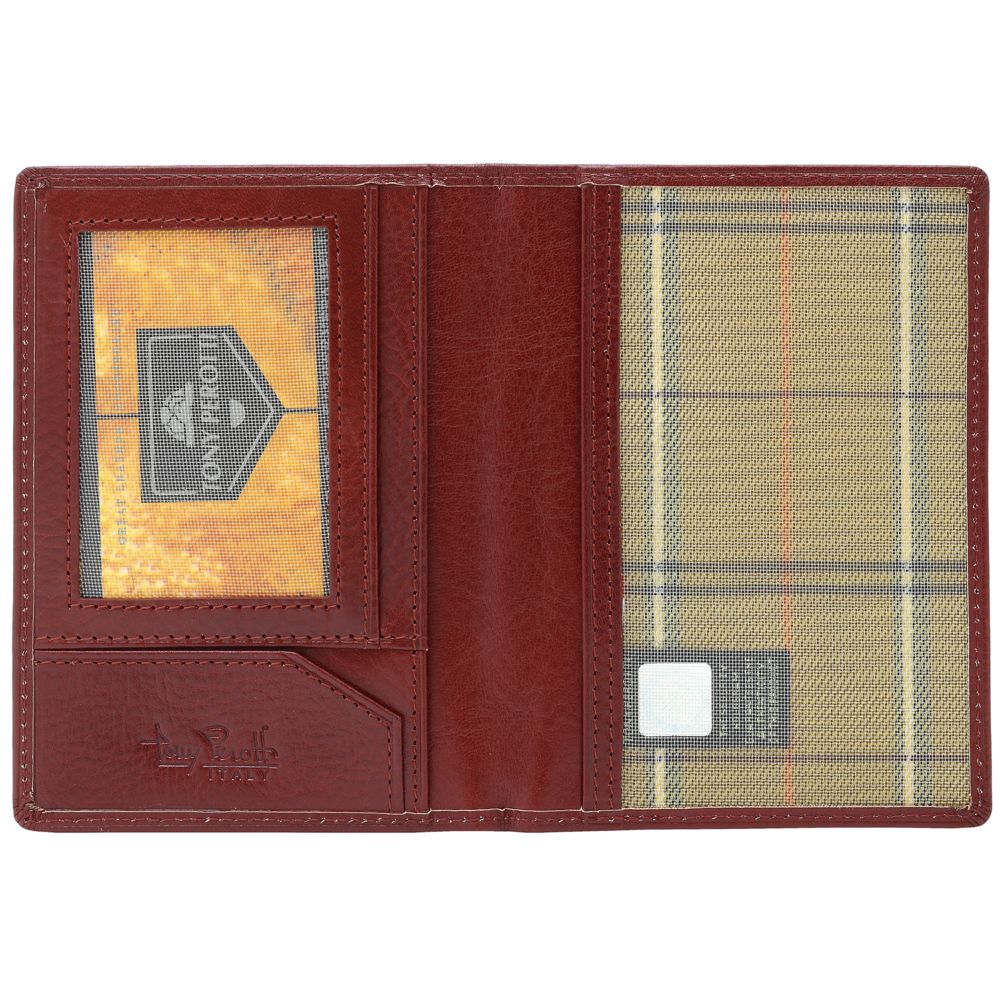 Обложка для паспорта и автодокументов Italico, красная / Миниатюра WWW (1000)