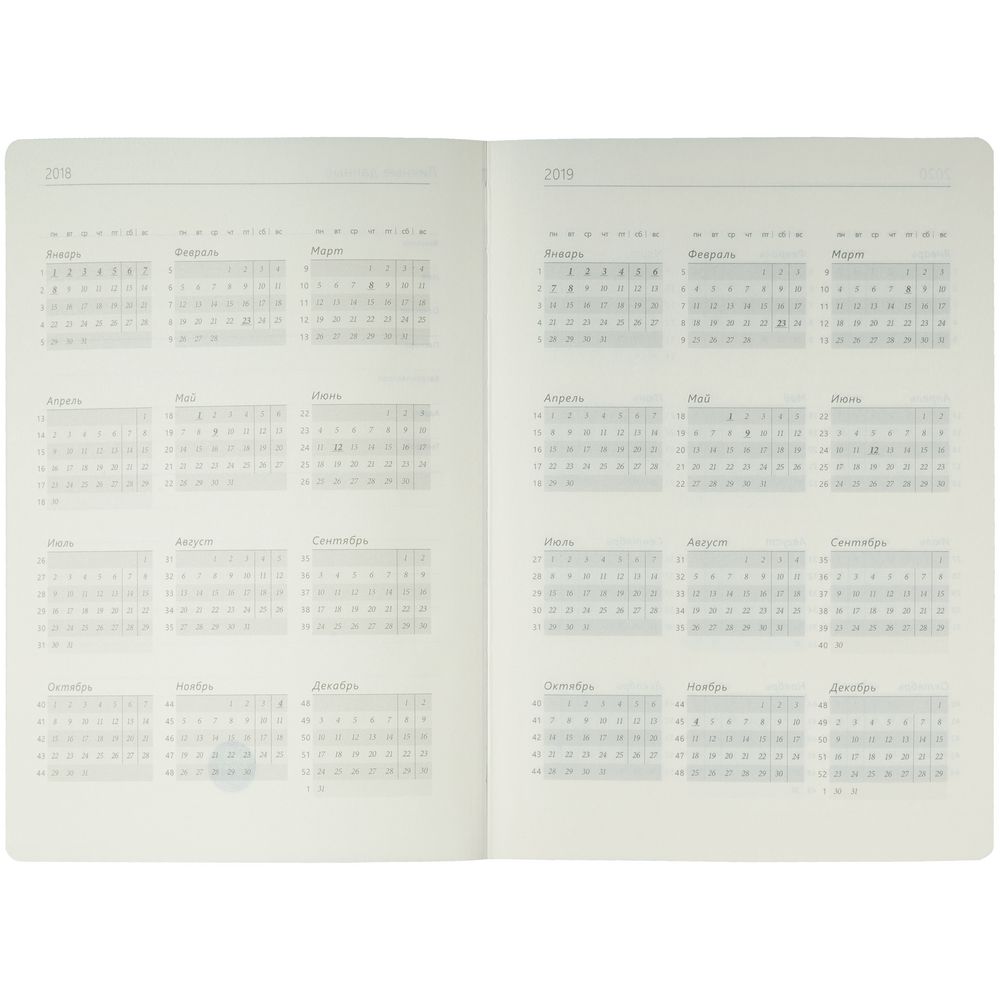 Ежедневник Lounge, недатированный, фиолетовый, уценка / Миниатюра WWW (1000)