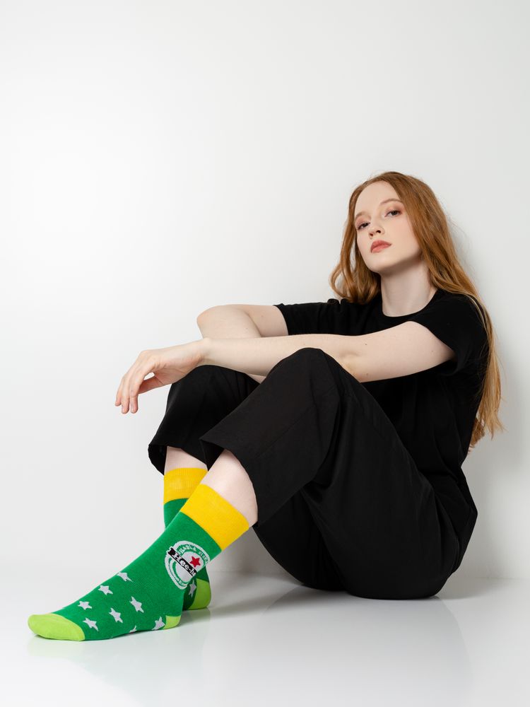 Носки Hee-hee, зеленые / Миниатюра WWW (1000)