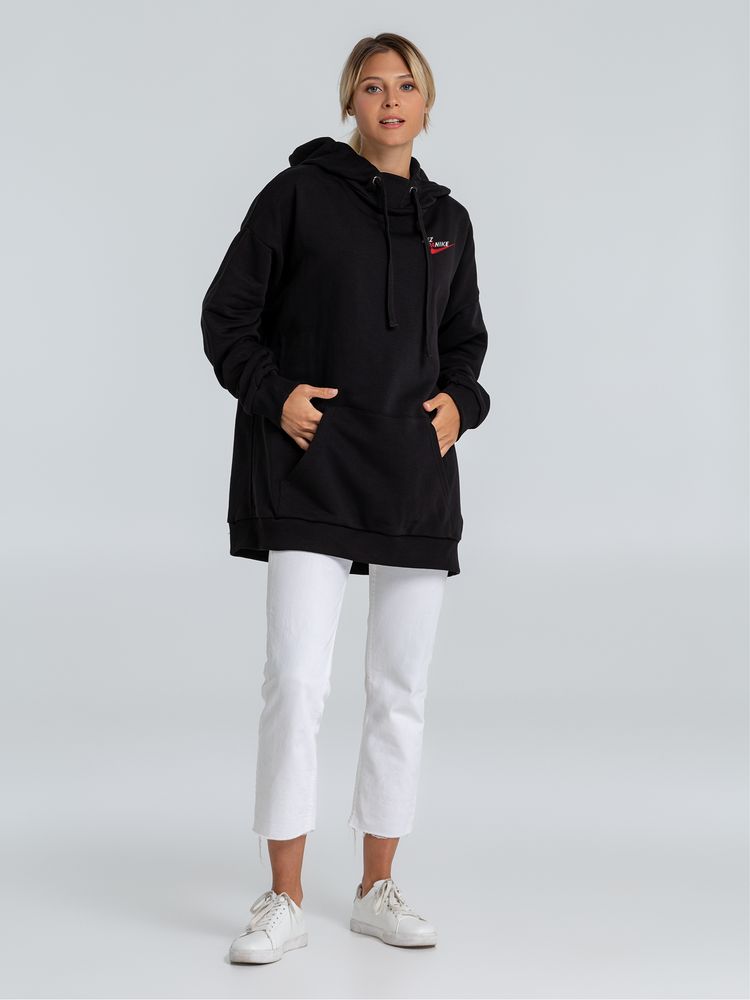 Худи оверсайз Bez Panike, черное / Миниатюра WWW (1000)