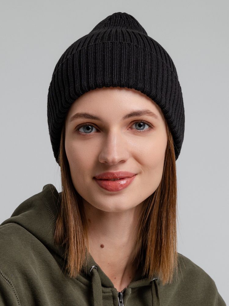 Шапка Stout, черная / Миниатюра WWW (1000)