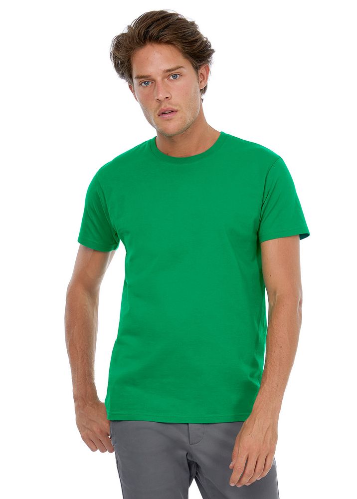 Футболка мужская E190, зеленая / Миниатюра WWW (1000)