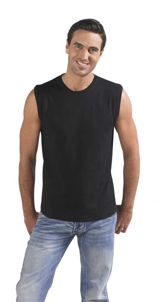 Футболка мужская без рукавов Jazzy 170, черная / Миниатюра WWW (1000)