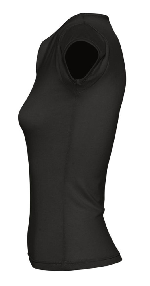 Футболка женская Mint 170, черная / Миниатюра WWW (1000)