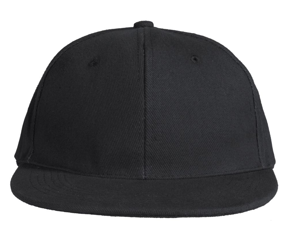 Бейсболка Unit Snapback с прямым козырьком, черная / Миниатюра WWW (1000)