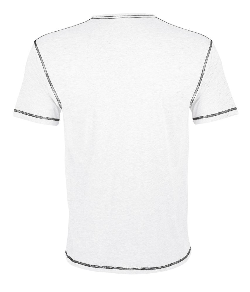 Футболка мужская Mustang 150, белая с темно-синим / Миниатюра WWW (1000)