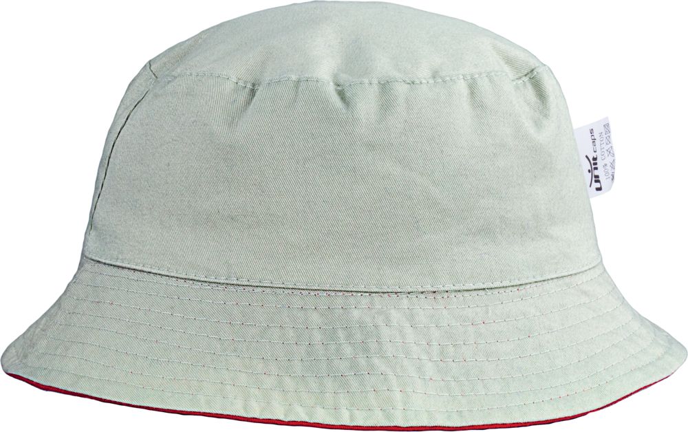 Панама Unit Summer двусторонняя, красная с серым / Миниатюра WWW (1000)